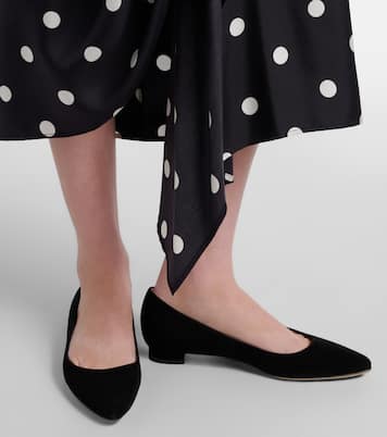 BB suede ballet flats | Manolo Blahnik