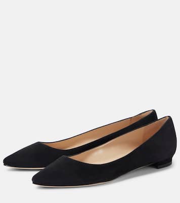 Ballerine BB in suede | Manolo Blahnik