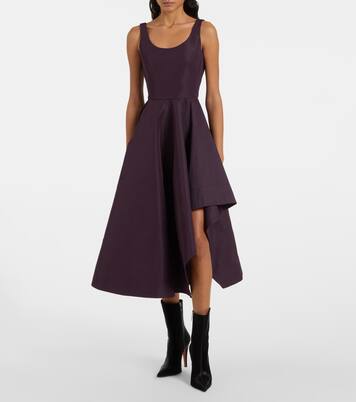 Abito midi asimmetrico | McQueen