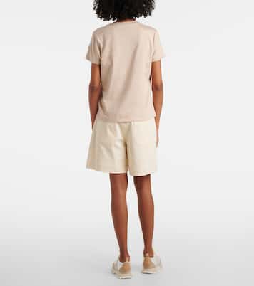 Camiseta de jersey de algodón con logo | Moncler