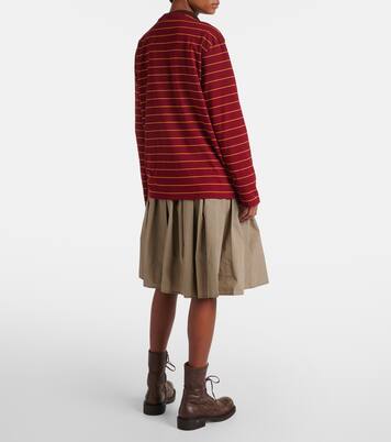Striped cotton top | Miu Miu