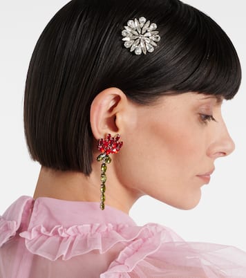 Fermacapelli Blossom con cristalli | Simone Rocha