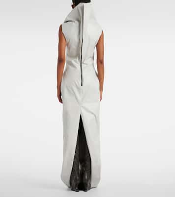 Coated canvas gown | Rick Owens