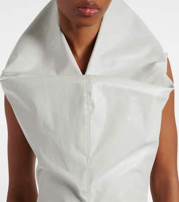 Coated canvas gown | Rick Owens
