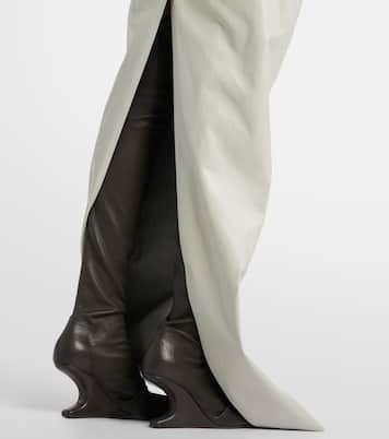 Coated canvas gown | Rick Owens