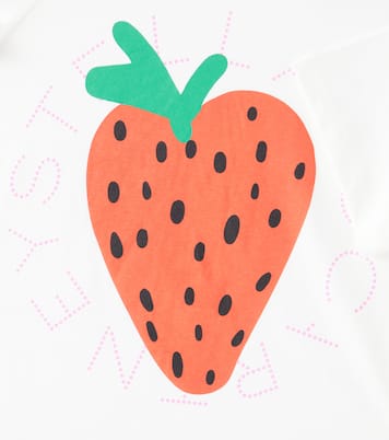 T-shirt in jersey di cotone con stampa | Stella McCartney Kids