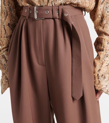 Weite Hose aus Woll-Gabardine | Dries Van Noten