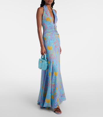 Bucket-Bag La Medusa Medium mit Kristallen | Versace