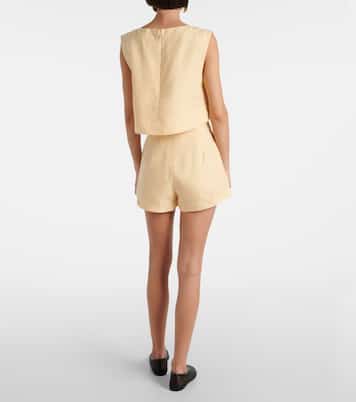 Martina linen crop top | Posse