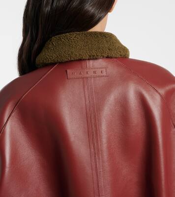 Chaqueta de piel con borrego | Marni