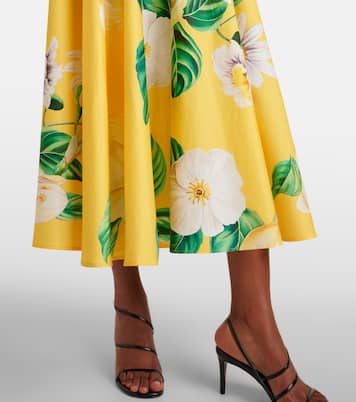 Robe chemise Zara en coton à fleurs | Leo Lin