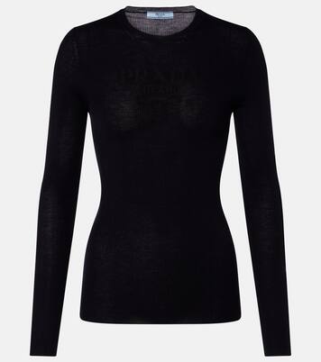 Wool and silk-blend sweater | Prada