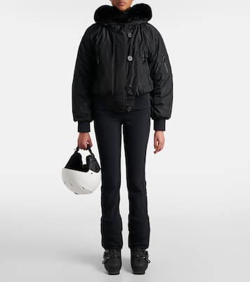 Jeanne faux fur-trimmed ski jacket | Goldbergh