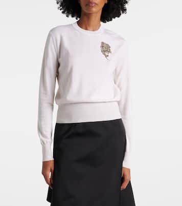 Beaded wool sweater | McQueen