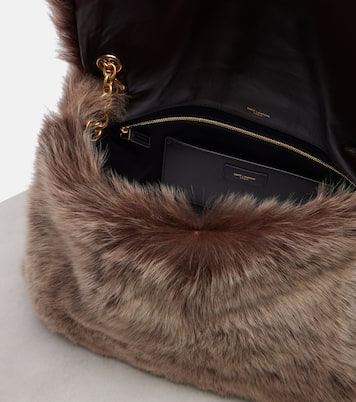 Jamie 4.3 Large shearling shoulder bag | Saint Laurent