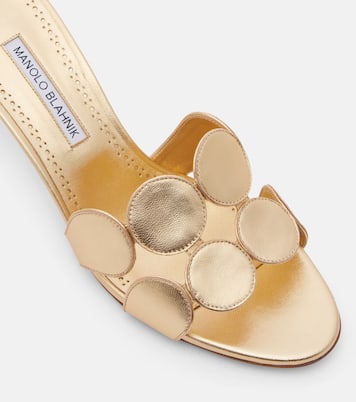 Mules Haribalmu 50 en cuir | Manolo Blahnik