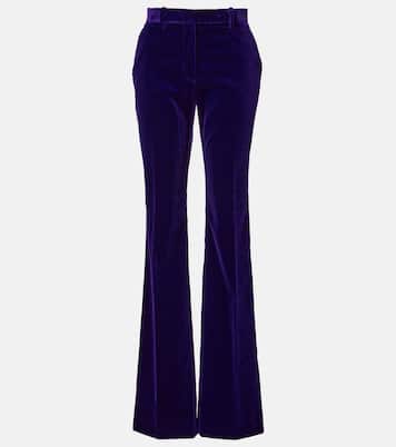 Pantaloni flared in velluto di cotone | Tom Ford