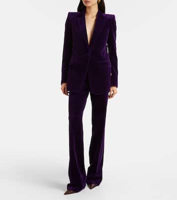 Pantaloni flared in velluto di cotone | Tom Ford
