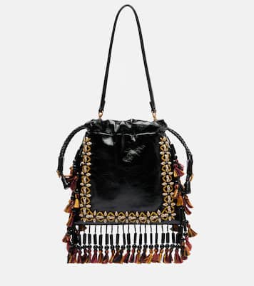 Bucket Bag Kalispera Medium aus Leder | Etro