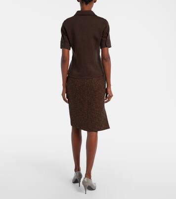 Chemise en laine et coton mélangés | Gucci