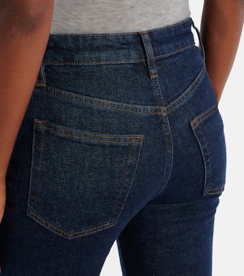 Ruler mid-rise straight jeans | Frame