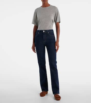 Ruler mid-rise straight jeans | Frame