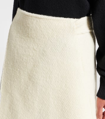 Bodhi high-rise wool-blend bouclé wrap skirt | Proenza Schouler