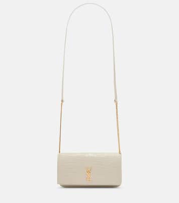 Cassandre Mini leather phone pouch | Saint Laurent