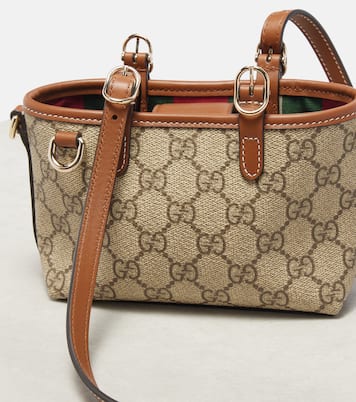 GG帆布皮革边饰托特包 | Gucci
