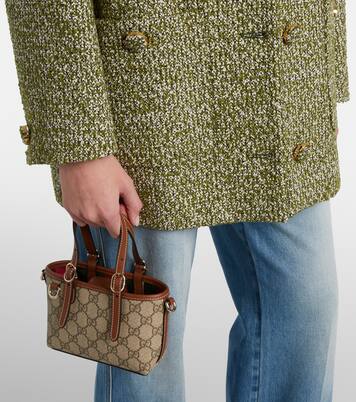 GG帆布皮革边饰托特包 | Gucci