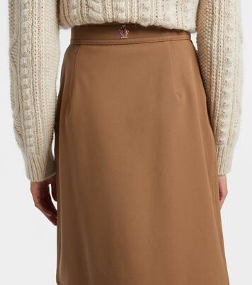High-rise midi skirt | Moncler Grenoble