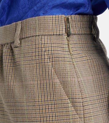 Minigonna in lana Principe di Galles | Gucci