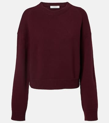 Marcela cropped wool and cashmere sweater | Fforme