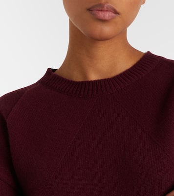 Marcela cropped wool and cashmere sweater | Fforme