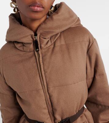 The Cube Corona camel hair puffer jacket | Max Mara