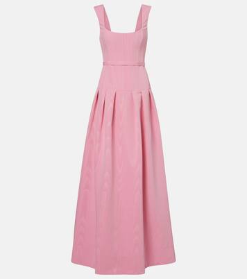 Vestido corsé de fiesta Amaro de tafetán plisado | Rebecca Vallance