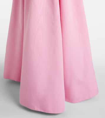 Vestido corsé de fiesta Amaro de tafetán plisado | Rebecca Vallance