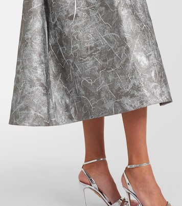 Robe longue Sterling en jacquard à cristaux | Rebecca Vallance