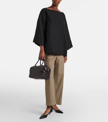 Faye leather bowling bag | The Row