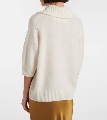 Lailai cashmere and silk polo sweater | Lisa Yang