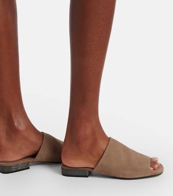 Suede sandals | Brunello Cucinelli