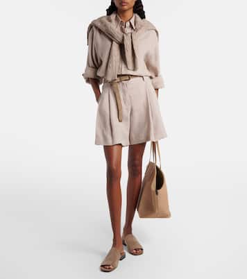 Suede sandals | Brunello Cucinelli