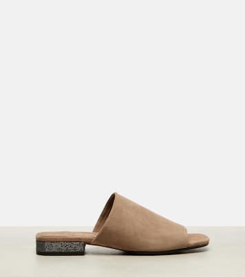 Suede sandals | Brunello Cucinelli
