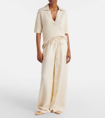 Weite Hose Gelos aus Alpakawolle | Gabriela Hearst