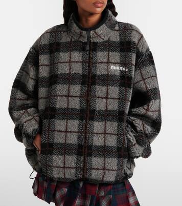 Jacke aus Teddyfleece | Miu Miu