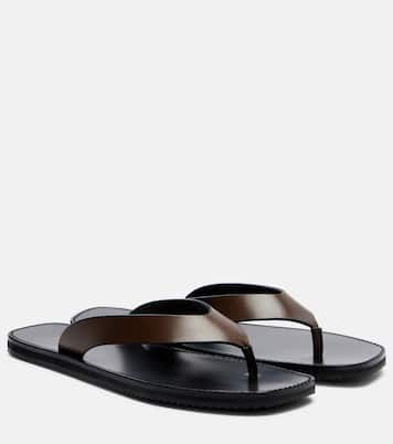 Tongs Vermelho en cuir | JUDE