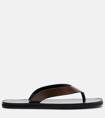 Tongs Vermelho en cuir | JUDE