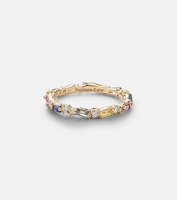 Bague Fireworks en or 18 ct, diamants et saphirs | Suzanne Kalan