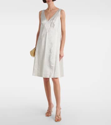 Miniabito in gabardine e lamé | Marc Jacobs