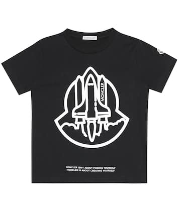 Printed cotton jersey T-shirt | Moncler Enfant